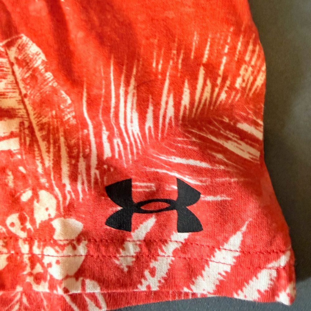 2XL Under Armour Men's Project Rock Aloha Camo Tank Training T-shirt 1351590-608 - Picture 2 of 5